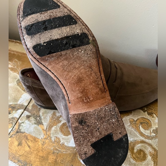 NEW - Canali Suede Dress Shoes in Tan- US 11.5/EU 44.5- 50% OFF (MSRP $795) - Picture 7 of 7